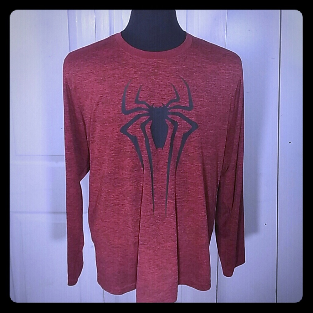 Spider-Man t-shirt.